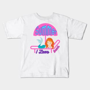 I love beach Kids T-Shirt